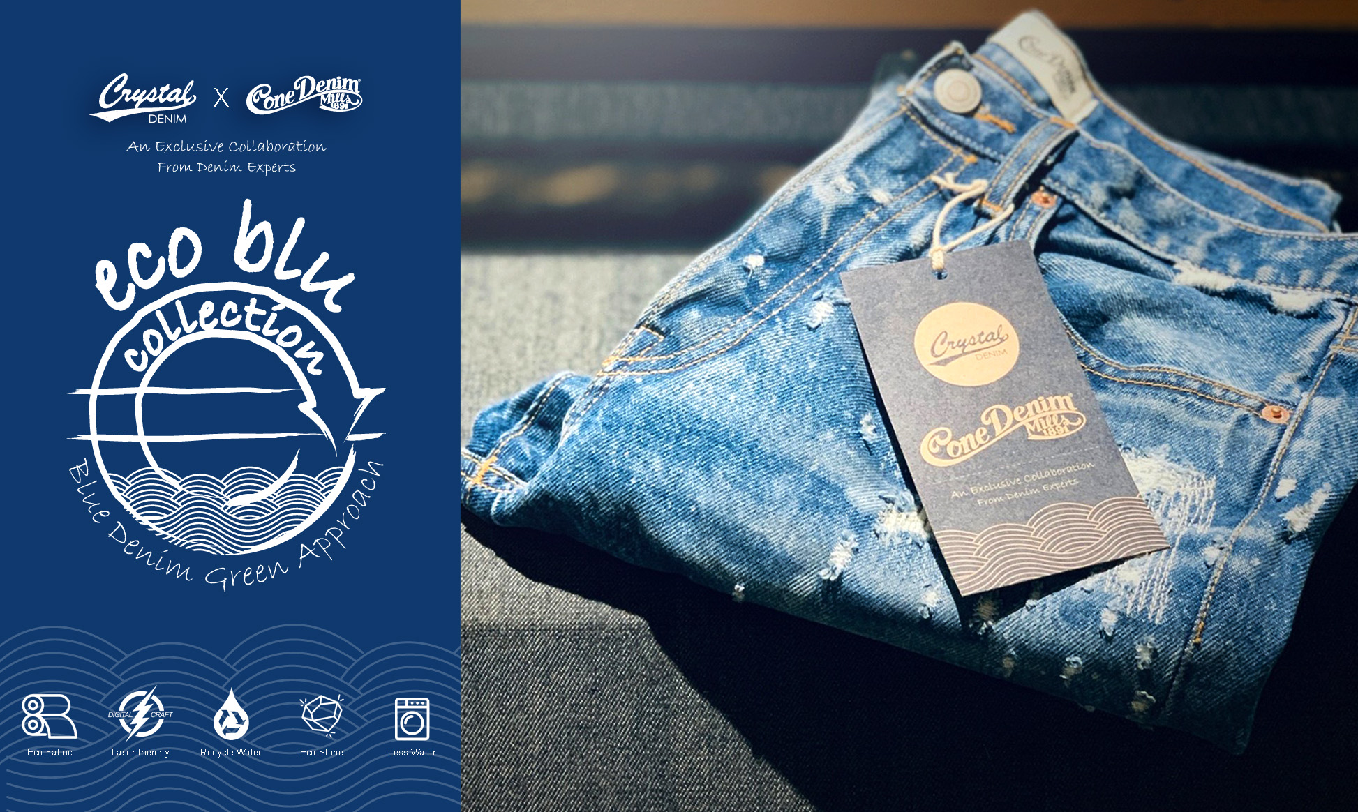 Cone Denim Expands Commitment to Sustainability with Launch of Crystal  Collaboration